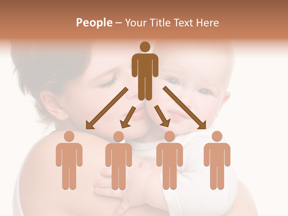 Mother Little Face PowerPoint Template