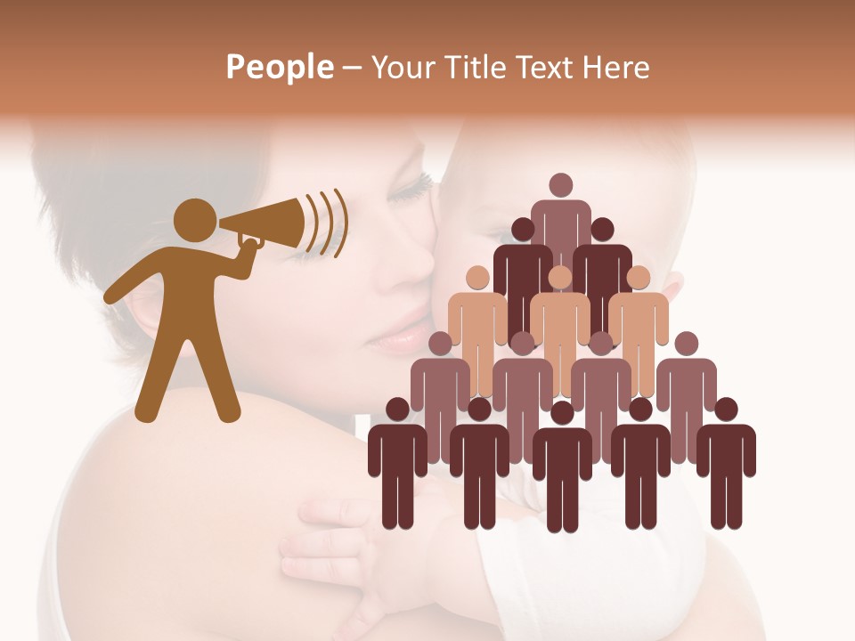 Mother Little Face PowerPoint Template