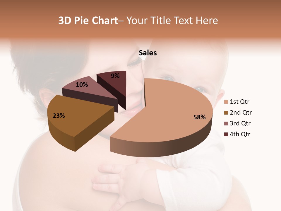 Mother Little Face PowerPoint Template