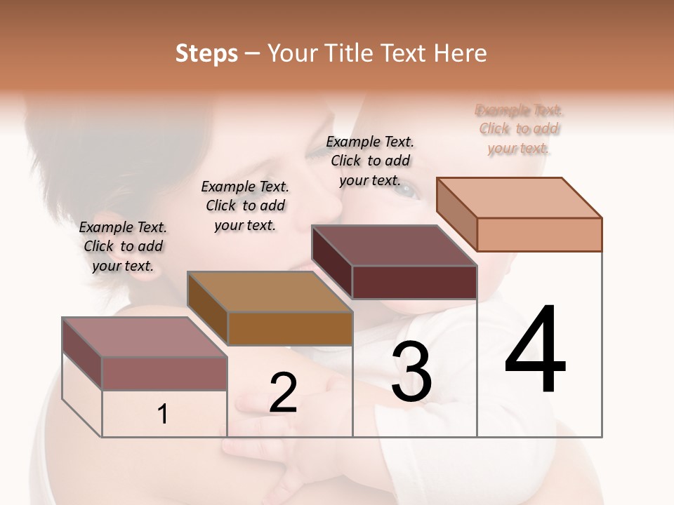 Mother Little Face PowerPoint Template
