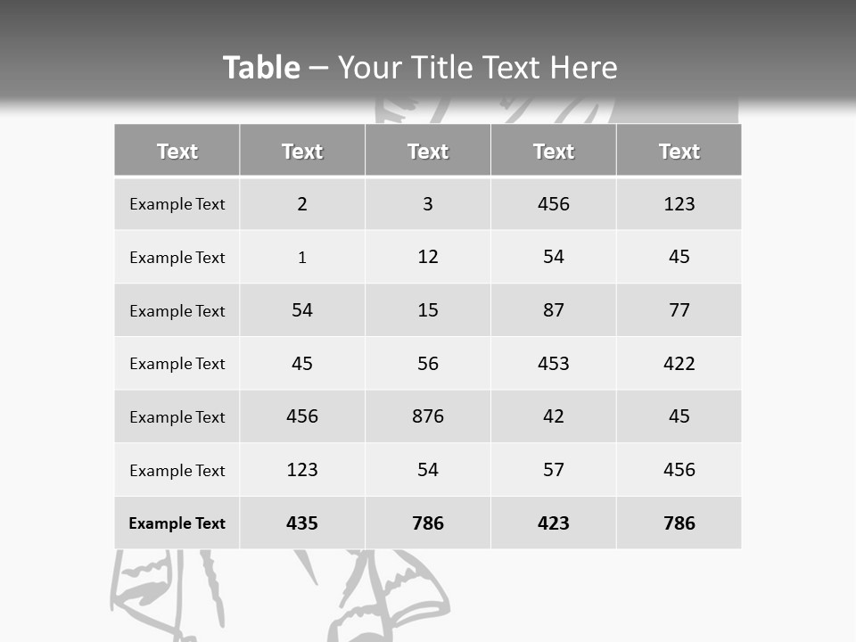 A Black And White Picture Of A Woman Sitting In A Chair PowerPoint Template