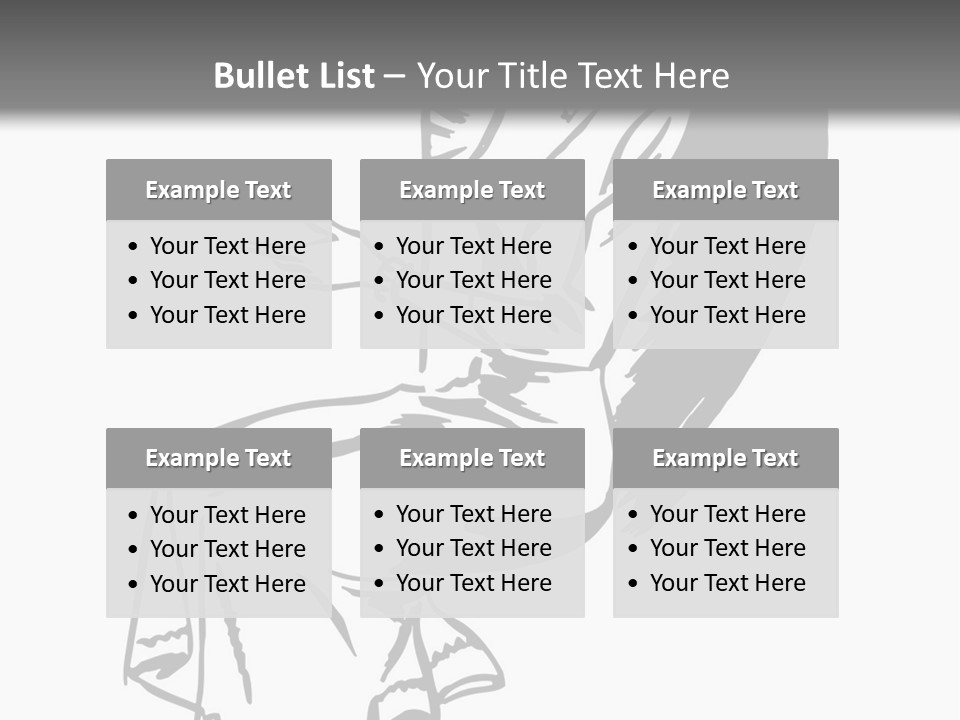 A Black And White Picture Of A Woman Sitting In A Chair PowerPoint Template