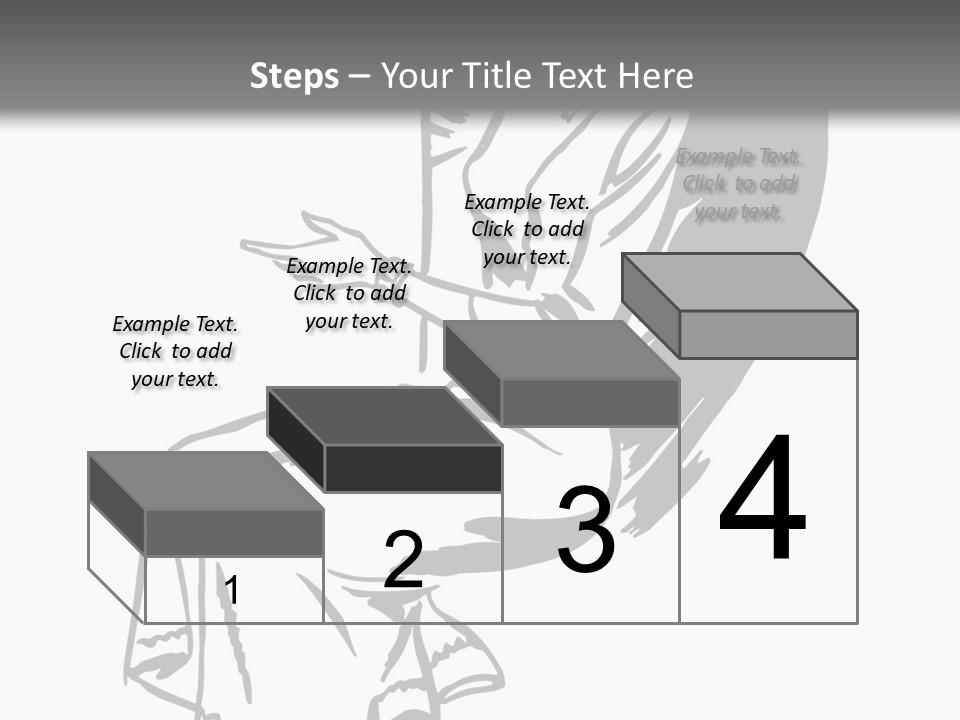 A Black And White Picture Of A Woman Sitting In A Chair PowerPoint Template