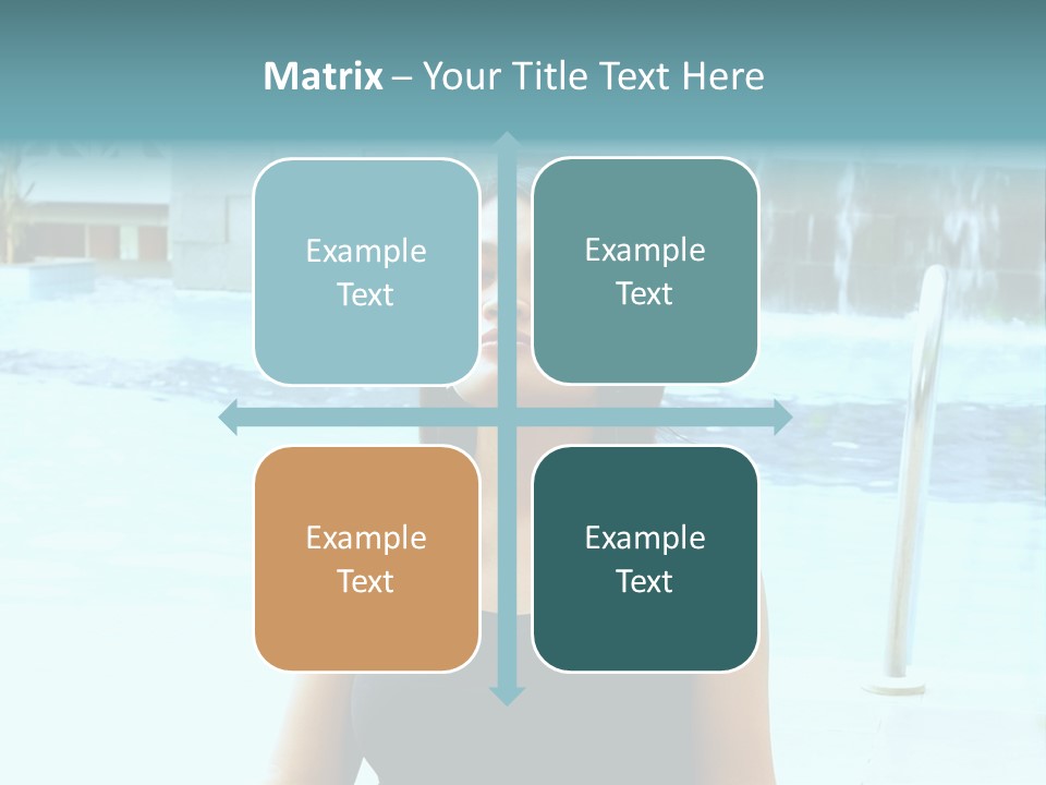 Closeup Target Defense PowerPoint Template