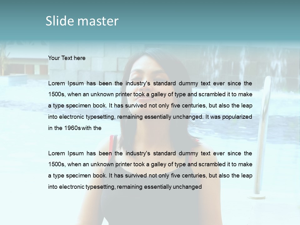 Closeup Target Defense PowerPoint Template