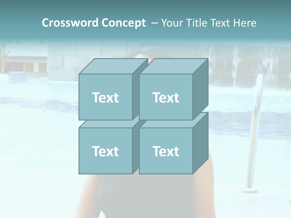 Closeup Target Defense PowerPoint Template