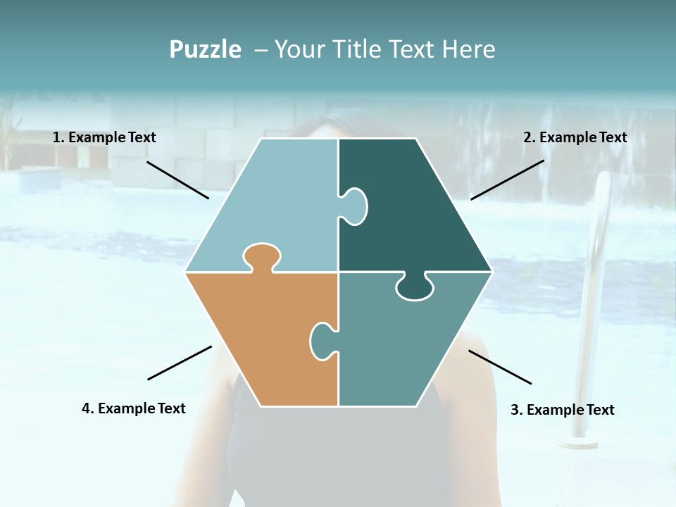 Closeup Target Defense PowerPoint Template
