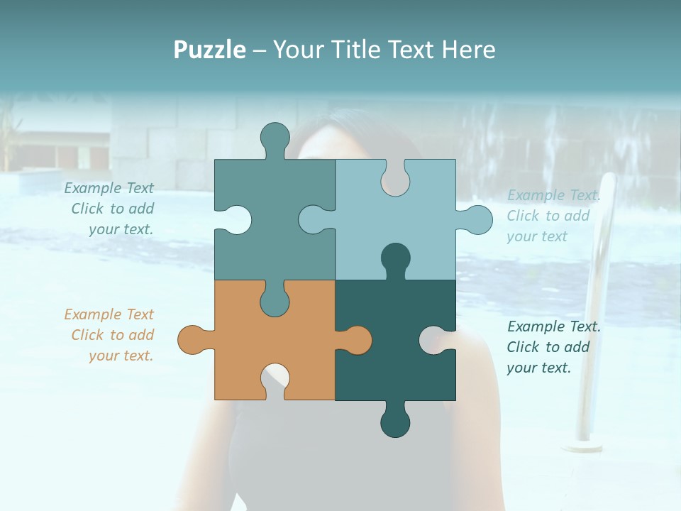 Closeup Target Defense PowerPoint Template