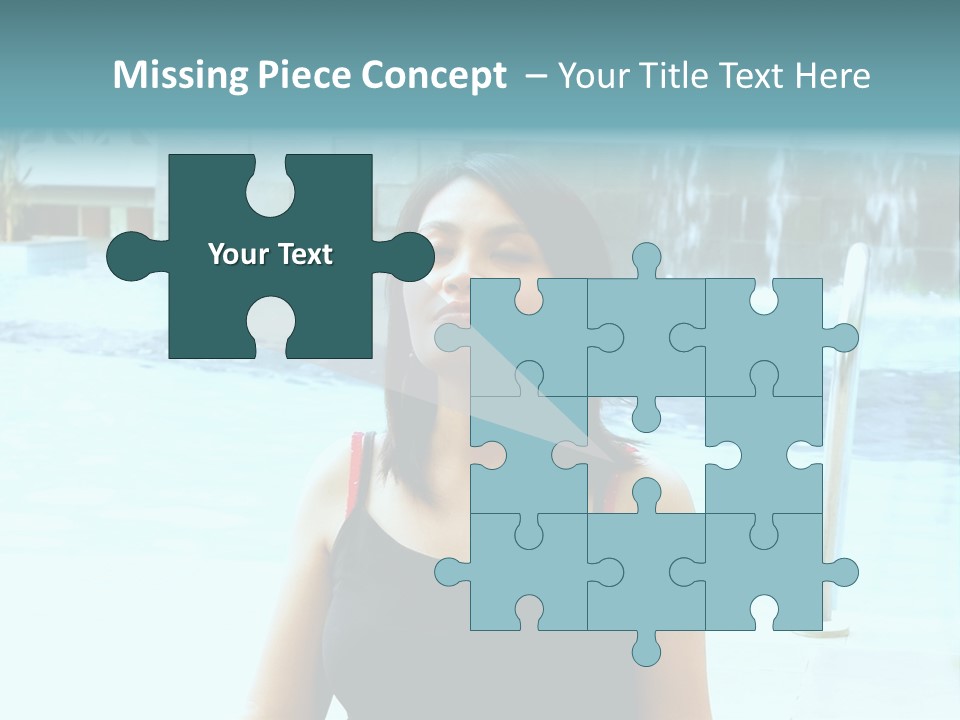 Closeup Target Defense PowerPoint Template