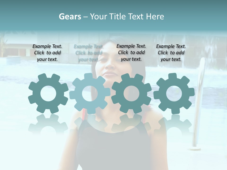 Closeup Target Defense PowerPoint Template