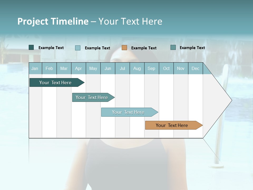 Closeup Target Defense PowerPoint Template