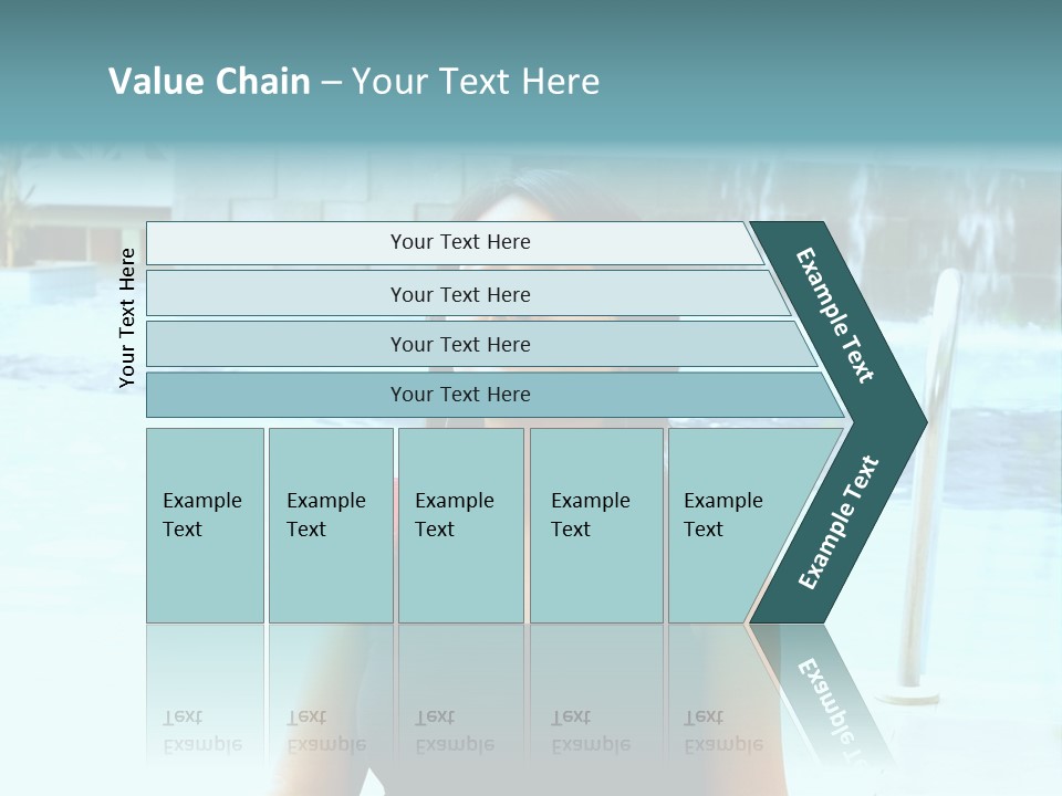 Closeup Target Defense PowerPoint Template