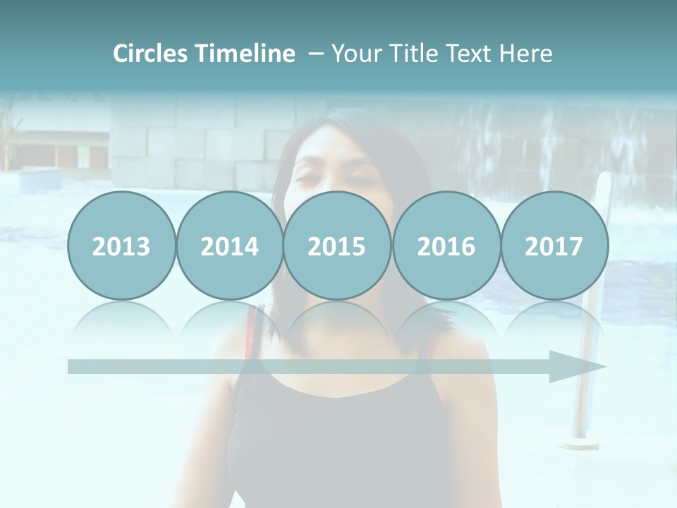 Closeup Target Defense PowerPoint Template