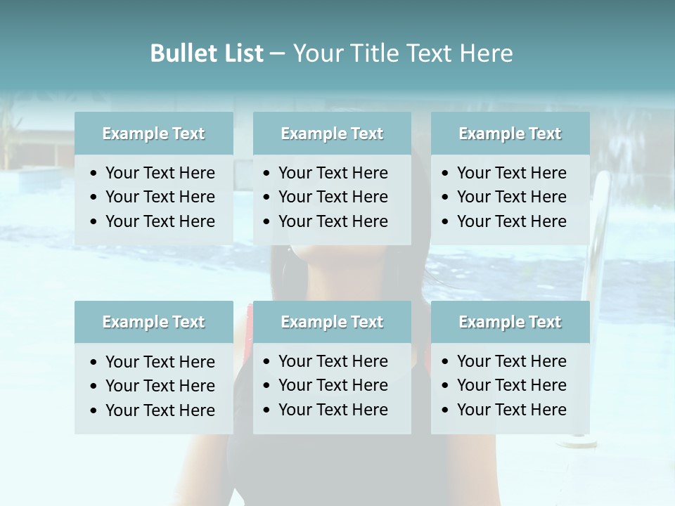 Closeup Target Defense PowerPoint Template
