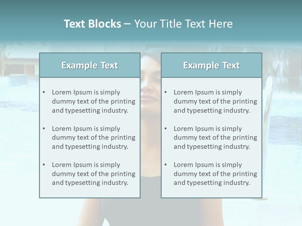 Closeup Target Defense PowerPoint Template