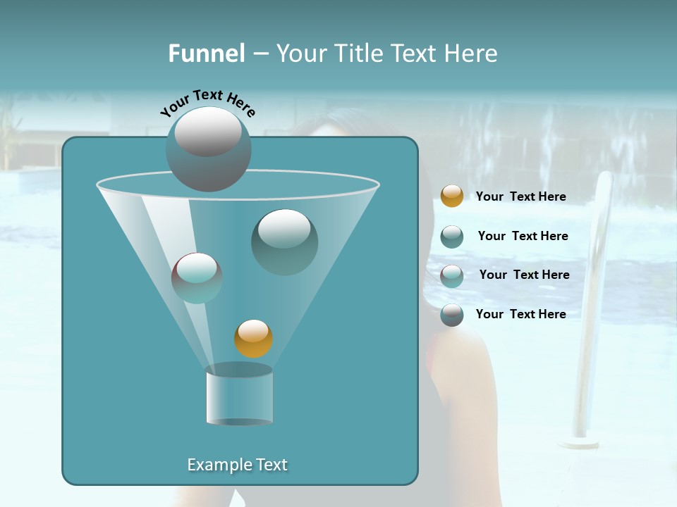 Closeup Target Defense PowerPoint Template