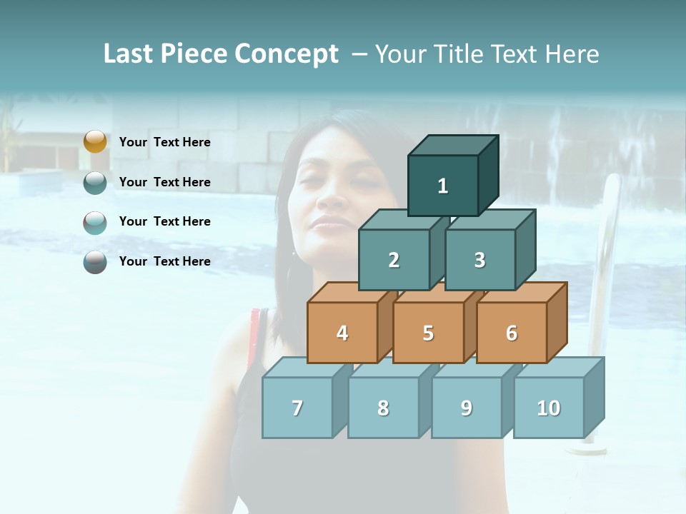 Closeup Target Defense PowerPoint Template