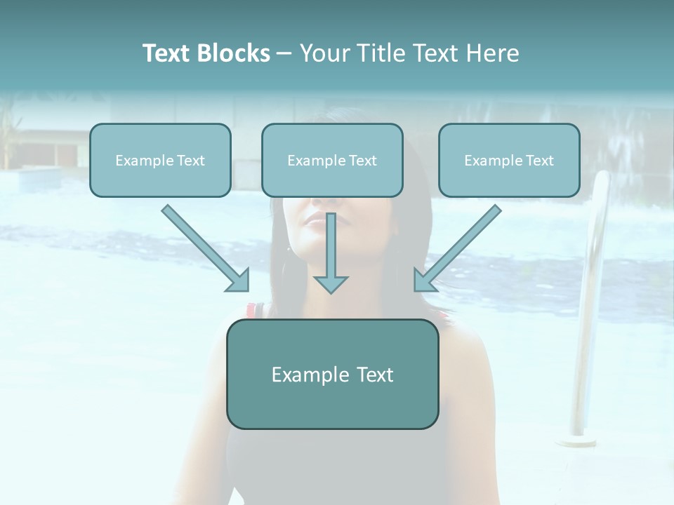 Closeup Target Defense PowerPoint Template