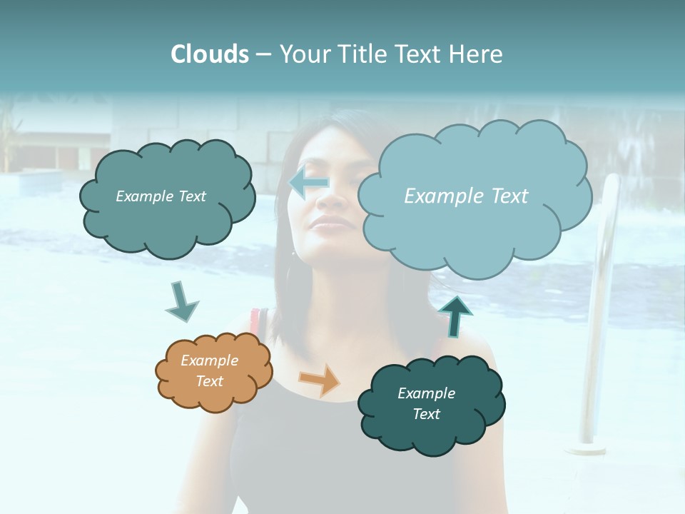 Closeup Target Defense PowerPoint Template