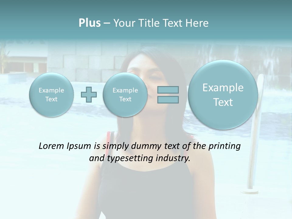 Closeup Target Defense PowerPoint Template