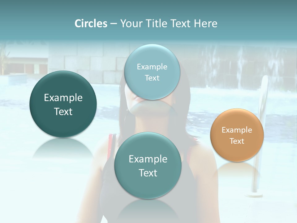 Closeup Target Defense PowerPoint Template