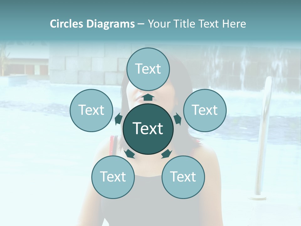 Closeup Target Defense PowerPoint Template