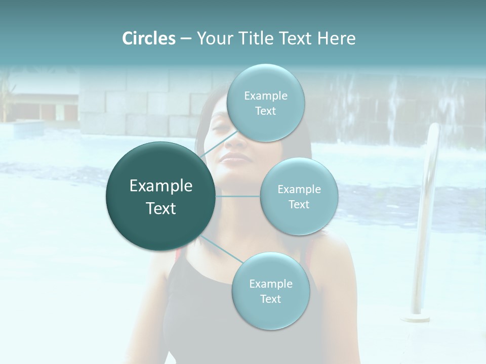 Closeup Target Defense PowerPoint Template