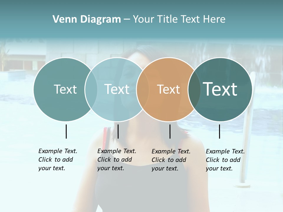 Closeup Target Defense PowerPoint Template