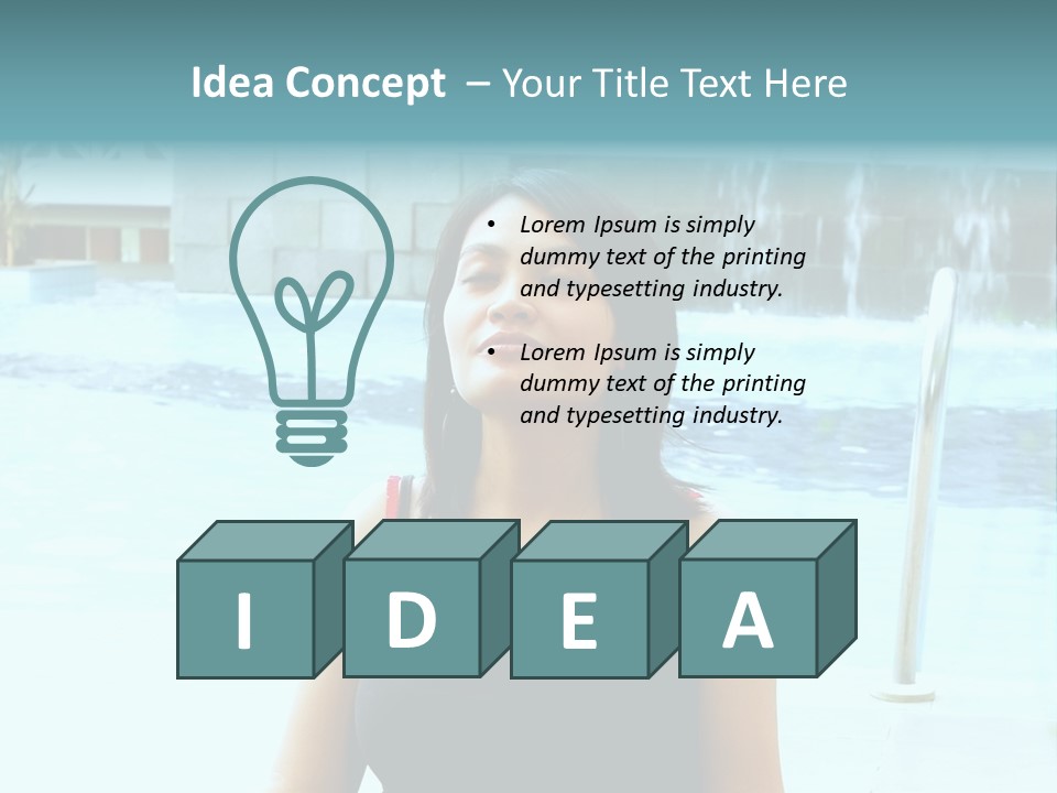 Closeup Target Defense PowerPoint Template