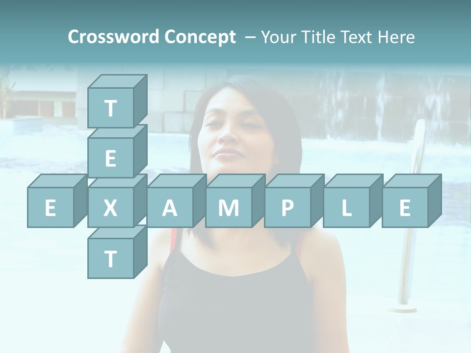 Closeup Target Defense PowerPoint Template