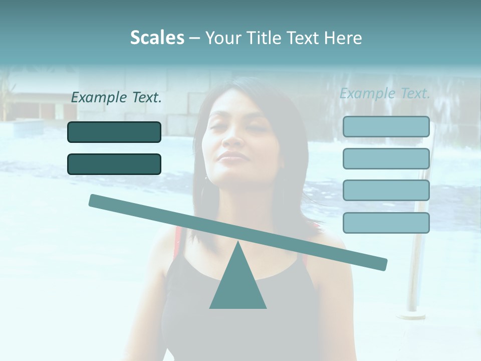 Closeup Target Defense PowerPoint Template