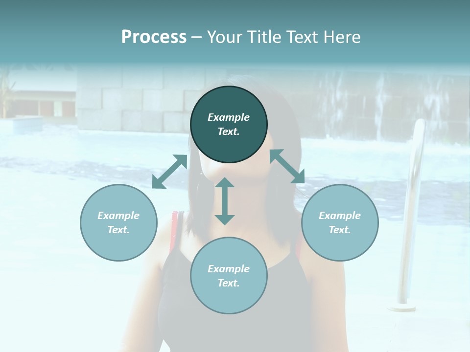Closeup Target Defense PowerPoint Template