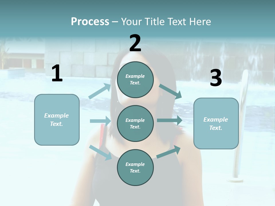 Closeup Target Defense PowerPoint Template