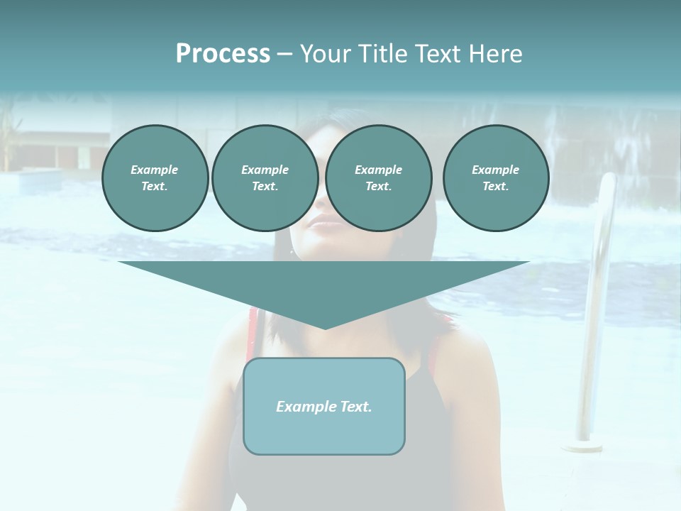 Closeup Target Defense PowerPoint Template