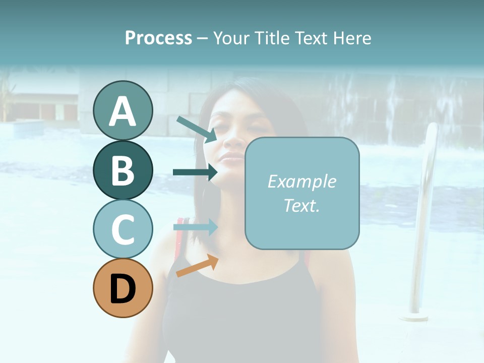 Closeup Target Defense PowerPoint Template