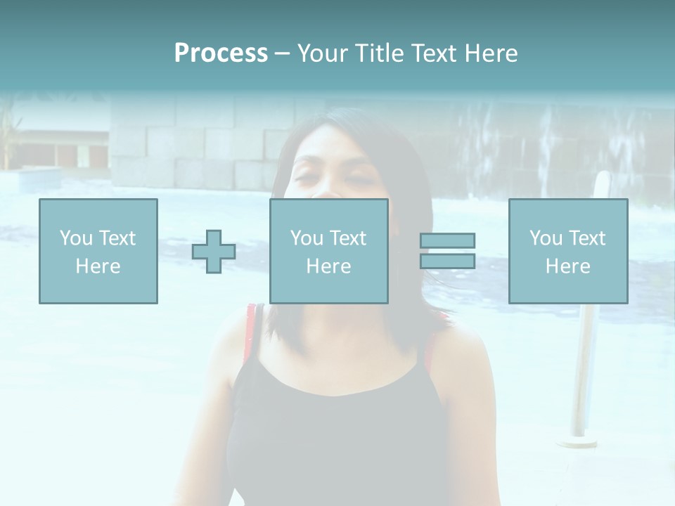 Closeup Target Defense PowerPoint Template