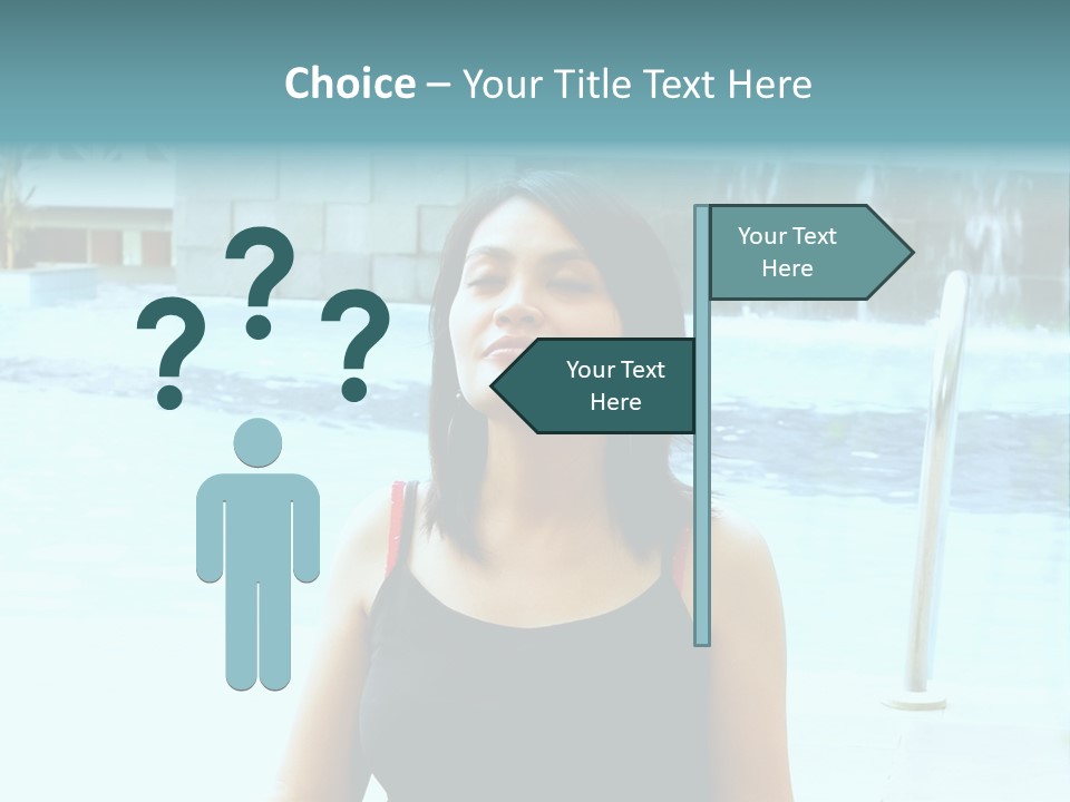 Closeup Target Defense PowerPoint Template