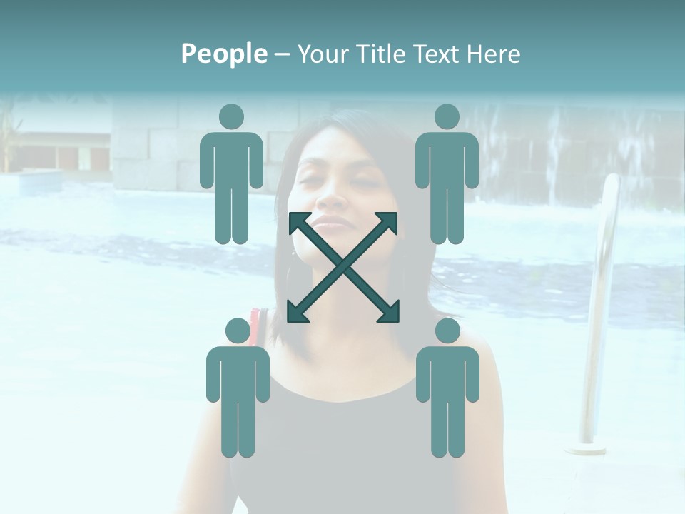 Closeup Target Defense PowerPoint Template