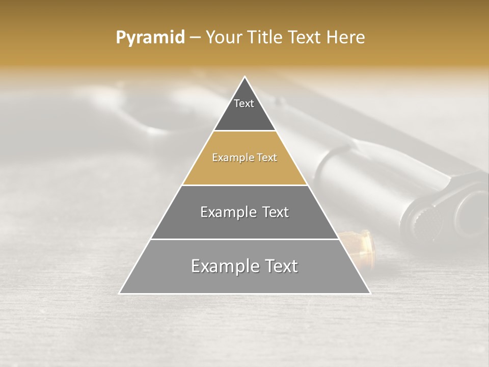 Closeup Target Defense PowerPoint Template
