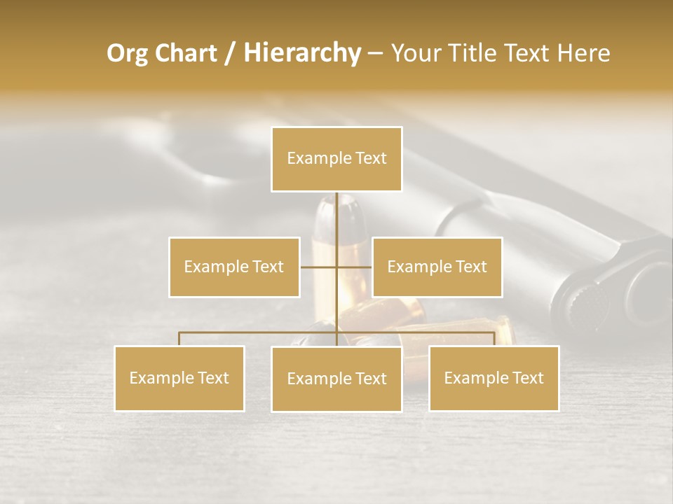 Closeup Target Defense PowerPoint Template