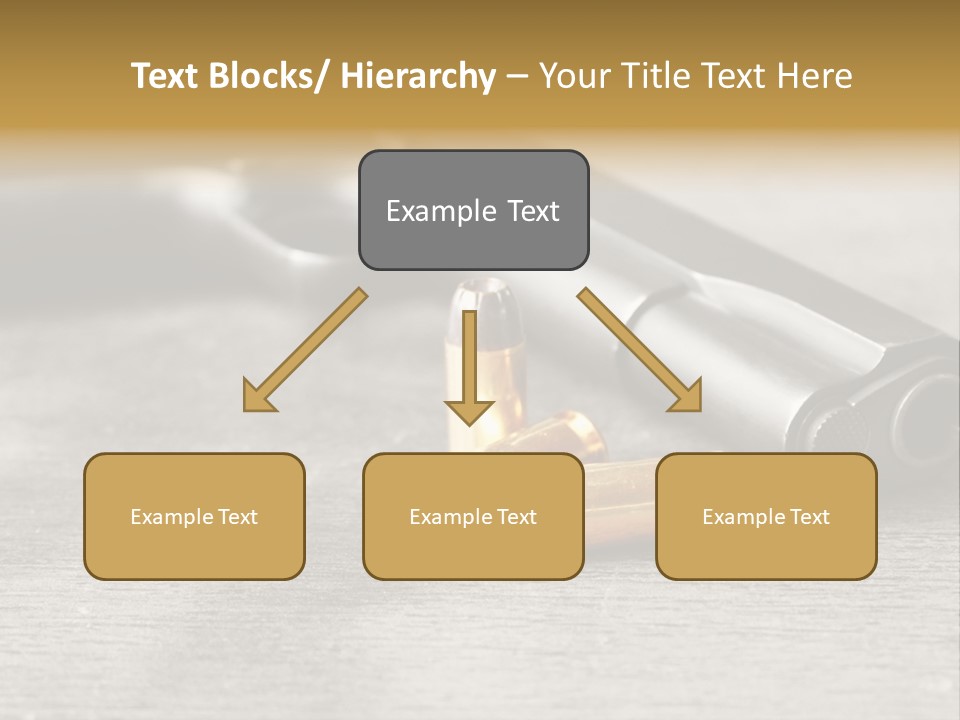 Closeup Target Defense PowerPoint Template