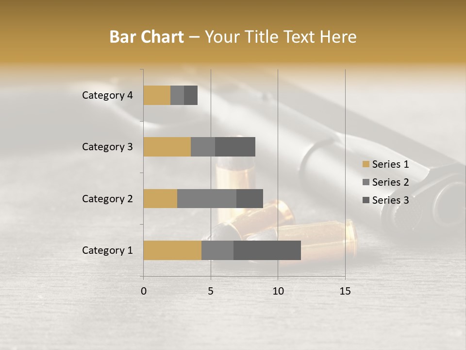Closeup Target Defense PowerPoint Template