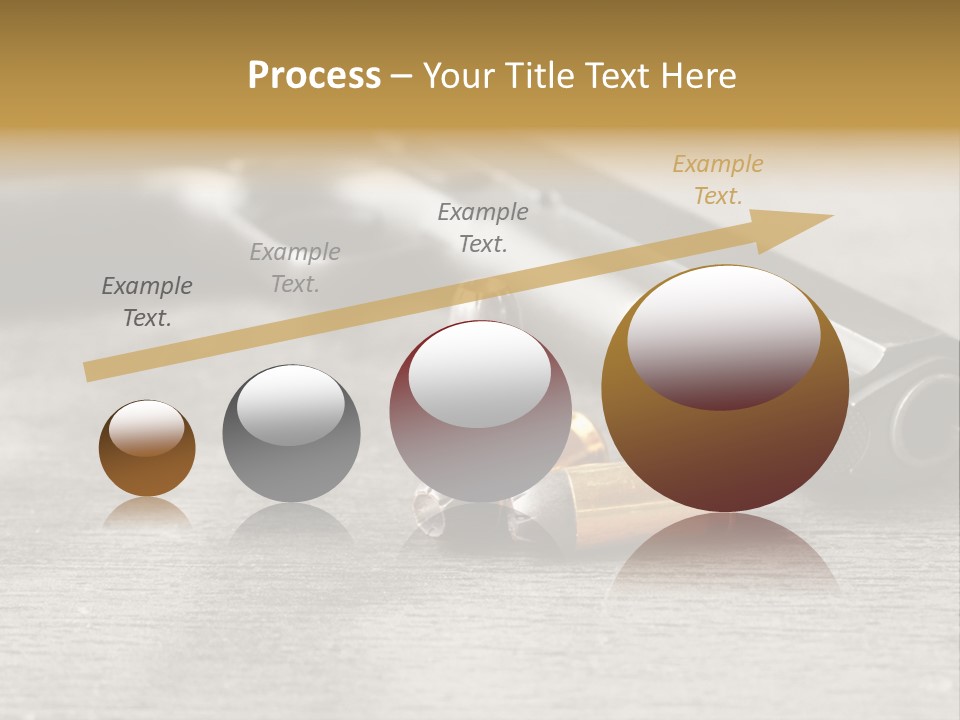 Closeup Target Defense PowerPoint Template