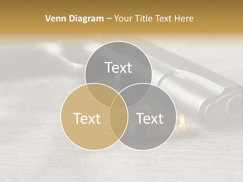 Closeup Target Defense PowerPoint Template