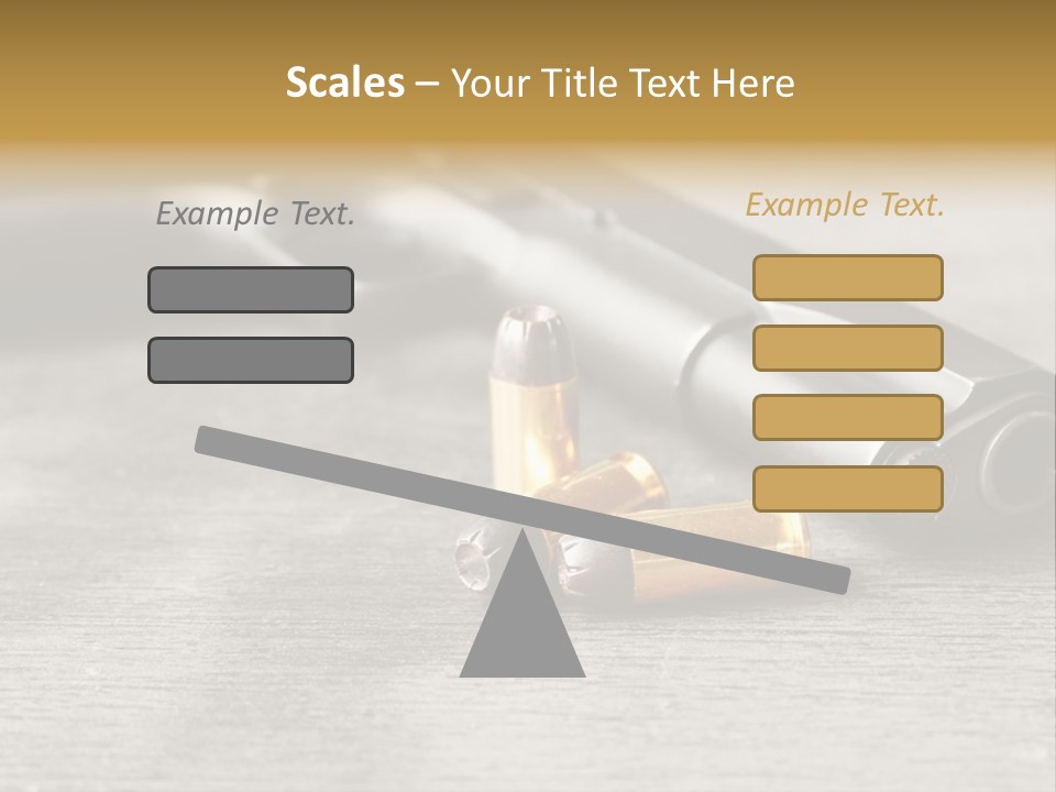 Closeup Target Defense PowerPoint Template