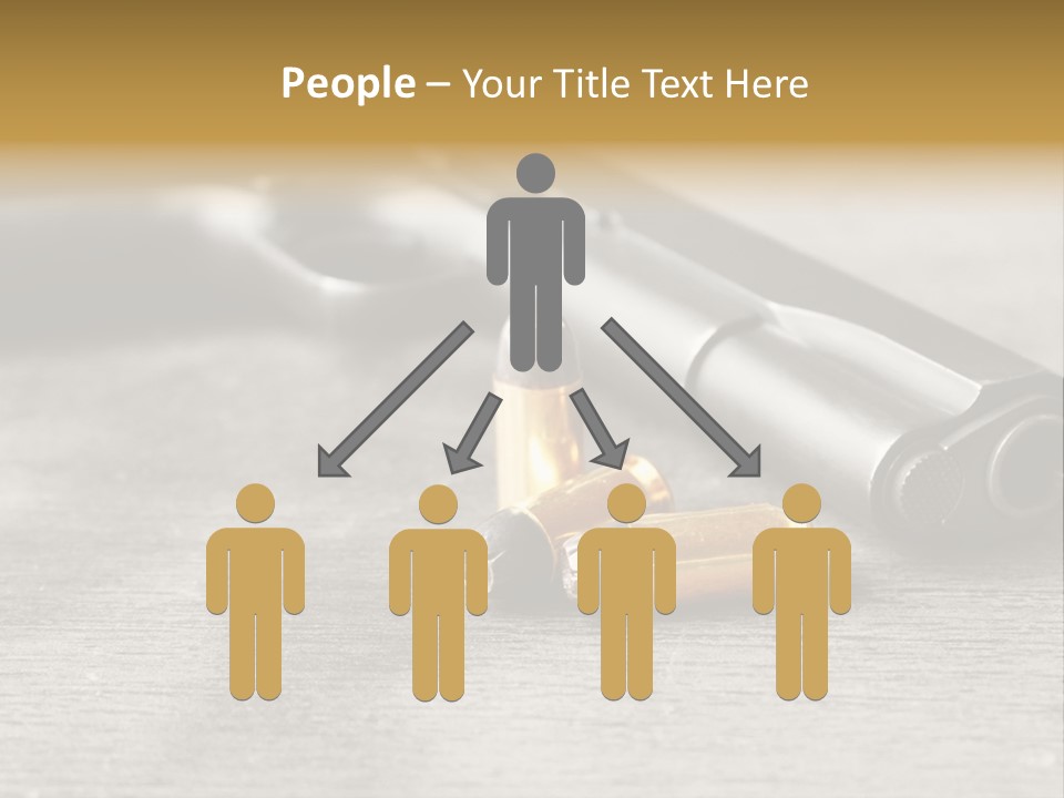 Closeup Target Defense PowerPoint Template