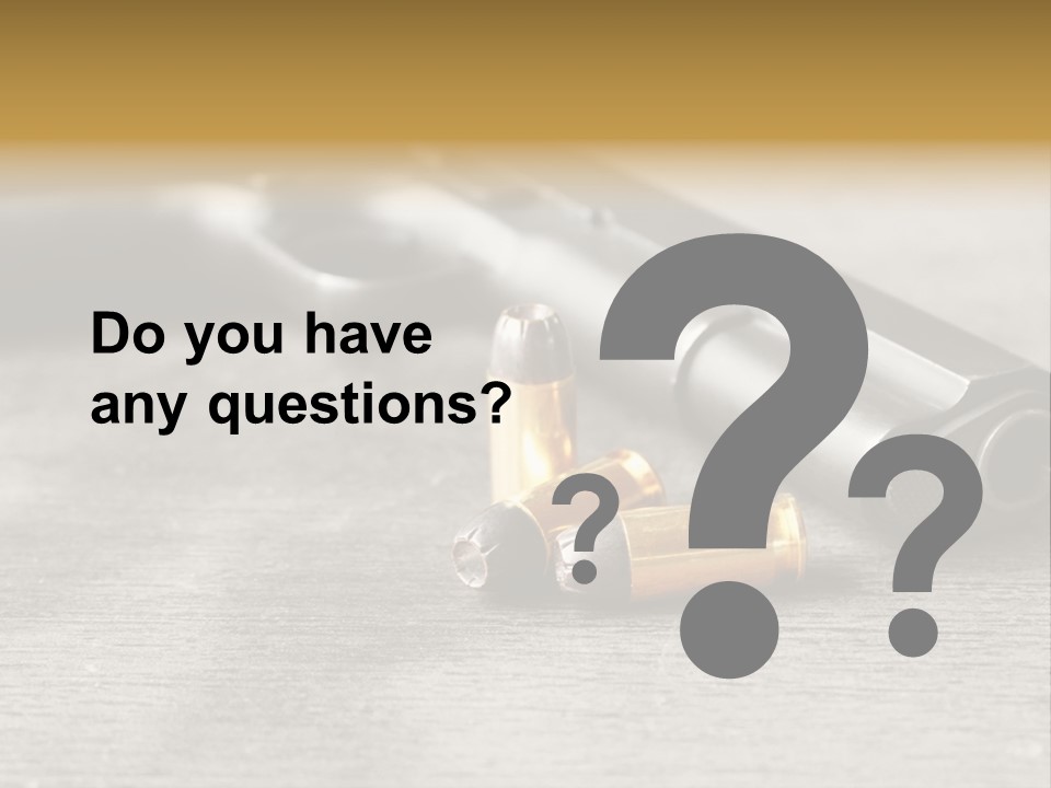 Closeup Target Defense PowerPoint Template