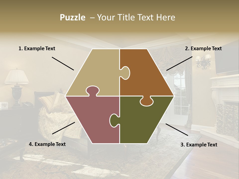 Family Rug Fixtures PowerPoint Template