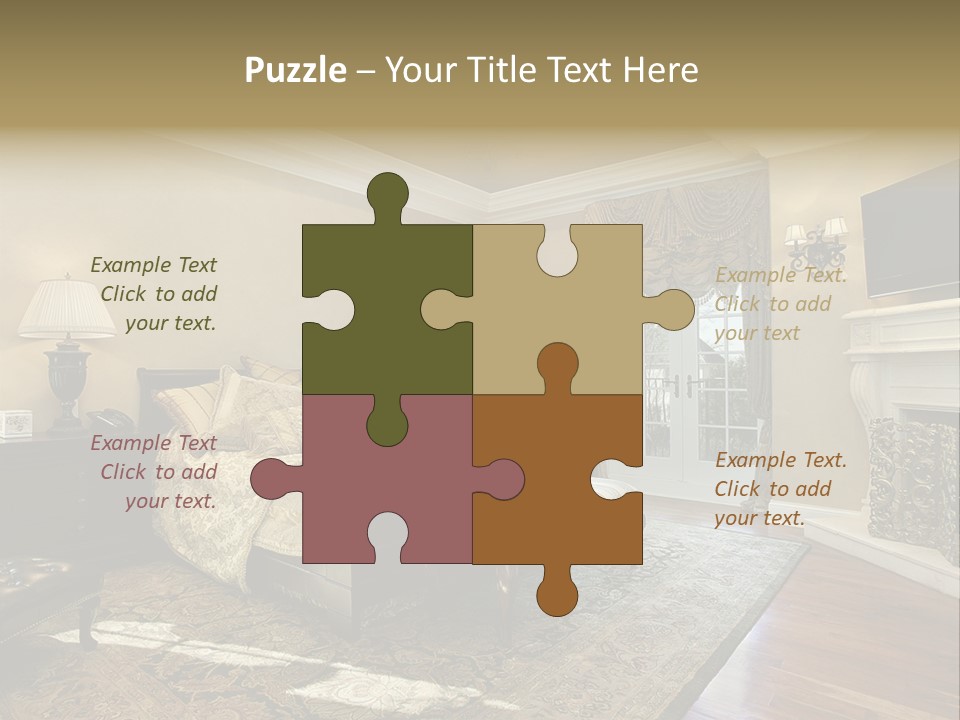 Family Rug Fixtures PowerPoint Template