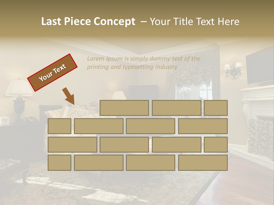 Family Rug Fixtures PowerPoint Template